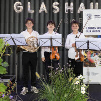 David Weber-Krüger, Daniel Sunder und Noam Singer vom Wilhelmsgymnasium (Foto: HMKB)