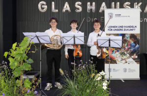David Weber-Krüger, Daniel Sunder und Noam Singer vom Wilhelmsgymnasium (Foto: HMKB)